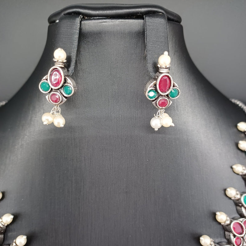 Oxidised Jhumki Earrings - Oxidized Earrings - Silver Oxidised Earring –  Niscka